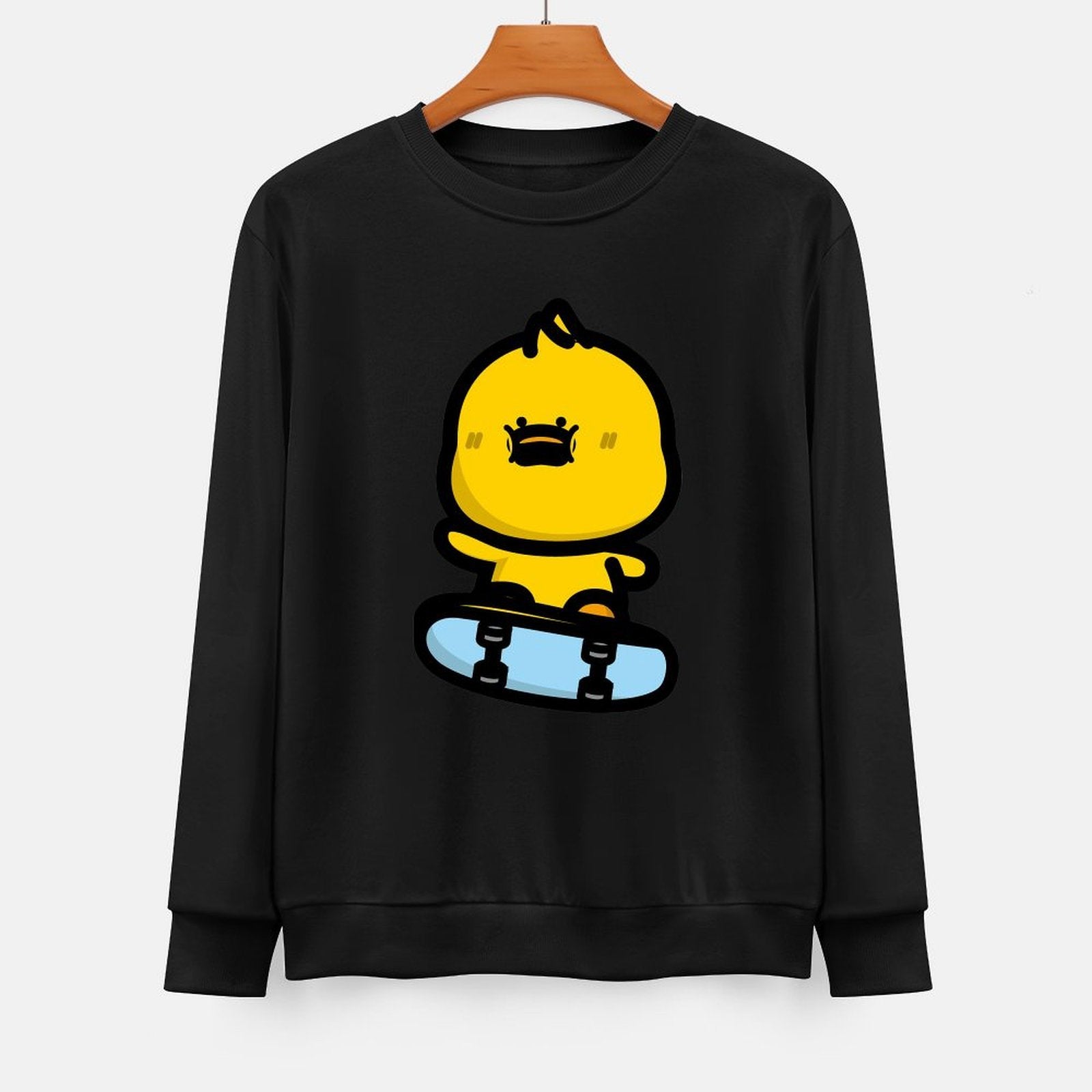 Front Patterned Long Sleeve TopSoft Neat